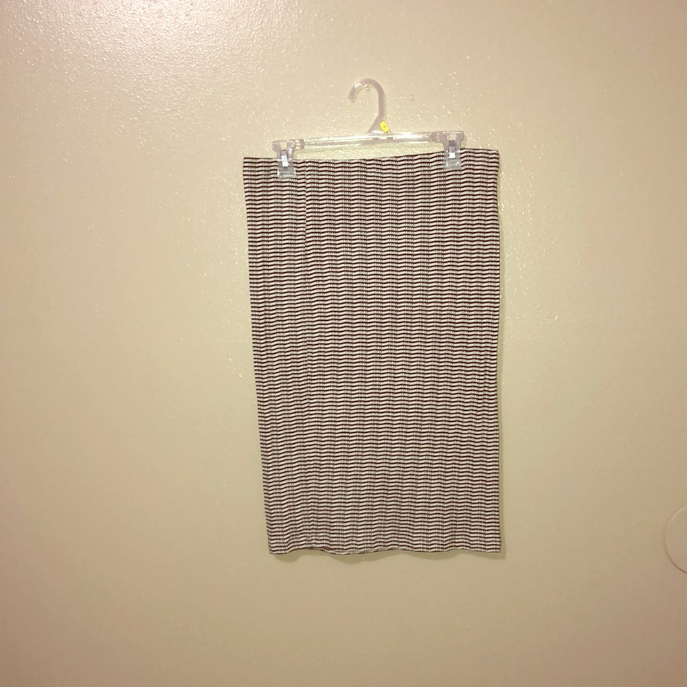 Brand new striped pencil skirt